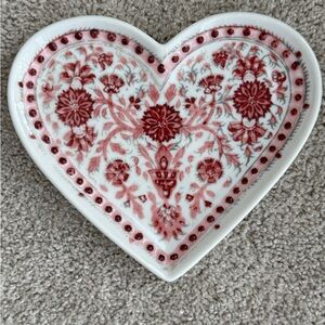 Plate Wall Idea! Pottery Barn Heart Trinket Dish